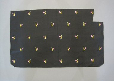  <em>Textile Swatch</em>, 1950s to 1960s. Silk, 21 1/2 x 13 1/2 in. (54.6 x 34.3 cm). Brooklyn Museum, Gift of Mrs. Robert G. Olmsted and Constable MacCracken, 69.149.80.48 (Photo: Brooklyn Museum, CUR.69.149.80.48.jpg)