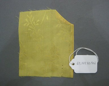  <em>Textile Swatches</em>, 1950s to 1960s. Silk, a: 24 1/2 x 23 1/2 in. (62.2 x 59.7 cm). Brooklyn Museum, Gift of Mrs. Robert G. Olmsted and Constable MacCracken, 69.149.80.50a-d (Photo: Brooklyn Museum, CUR.69.149.80.50d.jpg)