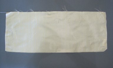  <em>Textile Swatch</em>, 1950s to 1960s. Silk, 21 1/4 x 8 3/4 in. (54 x 22.2 cm). Brooklyn Museum, Gift of Mrs. Robert G. Olmsted and Constable MacCracken, 69.149.80.74 (Photo: Brooklyn Museum, CUR.69.149.80.74.jpg)