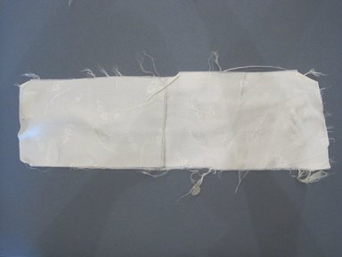  <em>Textile Swatch</em>, 1950s to 1960s. Silk, 17 x 5 1/4 in. (43.2 x 13.3 cm). Brooklyn Museum, Gift of Mrs. Robert G. Olmsted and Constable MacCracken, 69.149.80.87 (Photo: Brooklyn Museum, CUR.69.149.80.87.jpg)