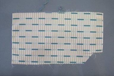  <em>Textile Swatch</em>, 1950-1960. Silk, 20 1/2 x 11 3/4 in. (52.1 x 29.8 cm). Brooklyn Museum, Gift of Mrs. Robert G. Olmsted and Constable MacCracken, 69.149.80.99 (Photo: Brooklyn Museum, CUR.69.149.80.99.jpg)