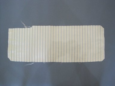  <em>Textile Swatch</em>, 1950s to 1960s. Silk, 22 1/2 x 8 1/4 in. (57.2 x 21 cm). Brooklyn Museum, Gift of Mrs. Robert G. Olmsted and Constable MacCracken, 69.149.81.10 (Photo: Brooklyn Museum, CUR.69.149.81.10.jpg)