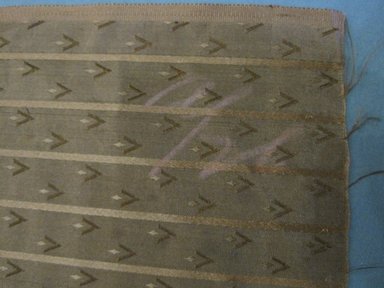  <em>Textile Swatch</em>, 1950s to 1960s. Silk, 20 x 11 1/2 in. (50.8 x 29.2 cm). Brooklyn Museum, Gift of Mrs. Robert G. Olmsted and Constable MacCracken, 69.149.81.100 (Photo: Brooklyn Museum, CUR.69.149.81.100_detail2.jpg)