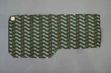  <em>Textile Swatch</em>, 1950-1960. Silk, 21 1/2 x 10 in. (54.6 x 25.4 cm). Brooklyn Museum, Gift of Mrs. Robert G. Olmsted and Constable MacCracken, 69.149.81.102 (Photo: Brooklyn Museum, CUR.69.149.81.102.jpg)