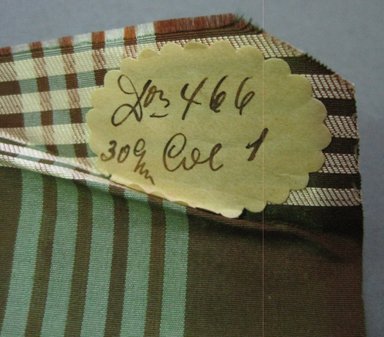  <em>Textile Swatch</em>, 1950s to 1960s. Silk, 20 x 12 1/4 in. (50.8 x 31.1 cm). Brooklyn Museum, Gift of Mrs. Robert G. Olmsted and Constable MacCracken, 69.149.81.1 (Photo: Brooklyn Museum, CUR.69.149.81.1_detail.jpg)