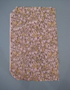  <em>Textile Swatch</em>, 1950s to 1960s. Silk, 10 x 16 in. (25.4 x 40.6 cm). Brooklyn Museum, Gift of Mrs. Robert G. Olmsted and Constable MacCracken, 69.149.81.53 (Photo: Brooklyn Museum, CUR.69.149.81.53.jpg)
