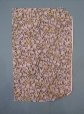  <em>Textile Swatch</em>, 1950s to 1960s. Silk, 10 1/4 x 16 in. (26 x 40.6 cm). Brooklyn Museum, Gift of Mrs. Robert G. Olmsted and Constable MacCracken, 69.149.81.54 (Photo: Brooklyn Museum, CUR.69.149.81.54.jpg)