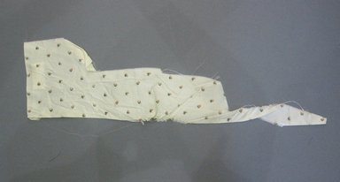  <em>Textile Swatch</em>, 1950s to 1960s. Silk, 18 1/2 x 5 in. (47 x 12.7 cm). Brooklyn Museum, Gift of Mrs. Robert G. Olmsted and Constable MacCracken, 69.149.81.66 (Photo: Brooklyn Museum, CUR.69.149.81.66.jpg)
