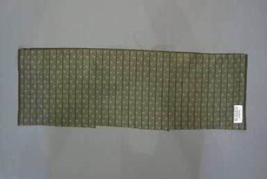  <em>Textile Swatch</em>, 1950s to 1960s. Silk, 20 x 7 in. (50.8 x 17.8 cm). Brooklyn Museum, Gift of Mrs. Robert G. Olmsted and Constable MacCracken, 69.149.81.93 (Photo: Brooklyn Museum, CUR.69.149.81.93.jpg)