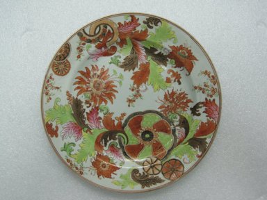  <em>Plate, One of Set of Twelve</em>, ca. 1790. Porcelain, 9 in. (22.9 cm). Brooklyn Museum, Gift of Mrs. Sidney A. Mitchell, 69.37.14. Creative Commons-BY (Photo: Brooklyn Museum, CUR.69.37.14_top.jpg)