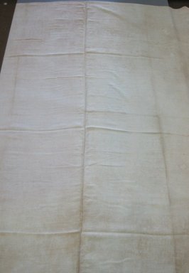 American. <em>Sheet</em>, early 19th century. Linen, 71 1/2 x 83 1/4 in. (181.6 x 211.5 cm). Brooklyn Museum, Gift of Theodora Briggs, 70.163.9. Creative Commons-BY (Photo: Brooklyn Museum, CUR.70.163.9.jpg)