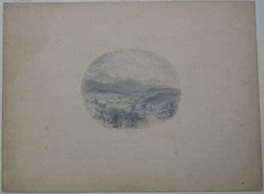 William Trost Richards (American, 1833-1905). <em>Landscape Vignette</em>, n.d. Graphite on heavy paper, Sheet: 11 3/8 x 15 5/16 in. (28.9 x 38.9 cm). Brooklyn Museum, Gift of Edith Ballinger Price, 72.32.15 (Photo: Brooklyn Museum, CUR.72.32.15.jpg)