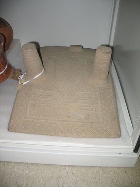  <em>Metate</em>. Stone, 31 11/16 x 18 1/8 in. (80.5 x 46 cm). Brooklyn Museum, Gift of Mr. and Mrs. Abraham Adler, 73.152.2. Creative Commons-BY (Photo: Brooklyn Museum, CUR.73.152.2_view1.jpg)