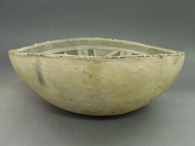 Mimbres. <em>Bowl</em>, 550–1150 C.E. Clay, pigment, 4 3/4 x 11 3/4 x 10 1/2 in. (12.1 x 29.8 x 26.7 cm). Brooklyn Museum, By exchange, 73.35.2. Creative Commons-BY (Photo: Brooklyn Museum, CUR.73.35.2_view1.jpg)