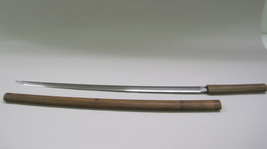 Tadayoshi IV. <em>Tachi (Slung Sword)</em>, 18th century. Steel, 36 3/4 in. (93.3 cm). Brooklyn Museum, Gift of Leighton R. Longhi, 74.202.1a. Creative Commons-BY (Photo: , CUR.74.202.1a.jpg)