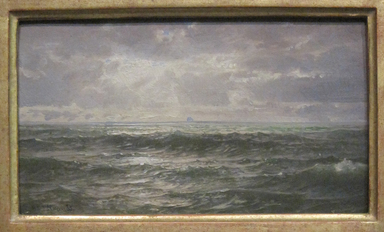 William Trost Richards (American, 1833–1905). <em>Marine Study</em>, 1890s. Oil on panel, 5 1/8 x 9 1/16 in. (13 x 23 cm). Brooklyn Museum, Gift of Edith Ballinger Price, 75.12.6 (Photo: Brooklyn Museum, CUR.75.12.6.jpg)