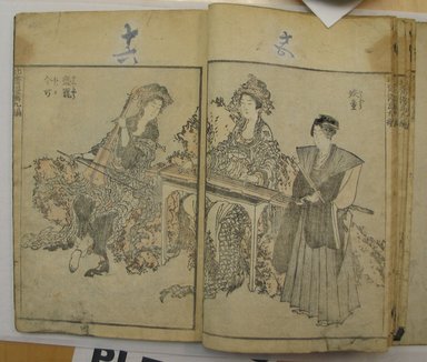 Katsushika Hokusai (Japanese, 1760-1849). <em>Hokusai Manga, Vol. IX</em>, 1817. Paper, 9 x 6 1/4 in. (22.9 x 15.9 cm). Brooklyn Museum, Anonymous gift, 76.151.83 (Photo: Brooklyn Museum, CUR.76.151.83_page18_19.jpg)