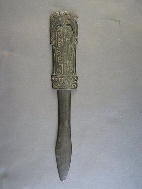  <em>Lime Spatula (Kena)</em>. Wood, lime, L: 13 in. (33 cm). Brooklyn Museum, Gift of Mrs. Donald M. Oenslager, 80.31.5. Creative Commons-BY (Photo: Brooklyn Museum, CUR.80.31.5_overall.jpg)