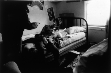 Larry Clark (American, born 1943). <em>Everytime I See You Punk You're Gonna Get the Same</em>, 1971. Gelatin silver print, Sheet: 14 x 11 in. (35.6 x 27.9 cm). Brooklyn Museum, Gift of Dr. Daryoush Houshmand, 81.233.46. © artist or artist's estate (Photo: Image courtesy of Luhring Augustine Gallery, CUR.81.233.46_Luhring_Augustine_photograph_T45.jpg)