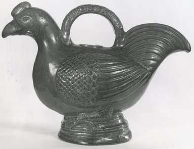  <em>Ewer in the Form of a Hen</em>, 17th century. Buff earthenware, 7 3/4 x 11 in. (19.7 x 27.9 cm). Brooklyn Museum, Gift of Mr. and Mrs. Richard Sneider, 83.173.1. Creative Commons-BY (Photo: Brooklyn Museum, CUR.83.173.1_bw.jpg)
