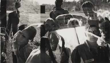 Larry Clark (American, born 1943). <em>Army 1965-66</em>, 1965-1966; reprinted 1981. Gelatin silver print, image: 7 7/8 x 13 1/4 in. (20 x 33.7 cm). Brooklyn Museum, Gift of Marvin Schwartz, 83.217.9. © artist or artist's estate (Photo: Image courtesy of Luhring Augustine Gallery, CUR.83.217.9_Luhring_Augustine_photograph_TL11.jpg)