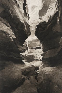 Stephen McMillan (American, born 1949). <em>The Slot #8</em>, 1983. Aquatint etching on paper, sheet: 41 1/2 x 29 11/16 in. (105.4 x 75.4 cm). Brooklyn Museum, Gift of Katherine Lincoln Press, 83.77.2. © artist or artist's estate (Photo: Image courtesy of Stephen McMillan, CUR.83.77.2_StephenMcmillan_photograph.jpg)