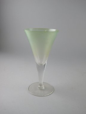 Dorothy C. Thorpe (American, 1901-1989). <em>Stem Glass</em>, ca. 1940. Mold blown glass, height: 6 in. (15.3 cm). Brooklyn Museum, Gift of Paul F. Walter, 84.124.10. Creative Commons-BY (Photo: Brooklyn Museum, CUR.84.124.10.jpg)