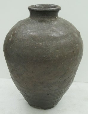  <em>Shigaraki Ware Tea-Storage Jar</em>, late 16th century. Unglazed buff stoneware, 17 x 13 in. (43.2 x 33 cm). Brooklyn Museum, Gift of Dr. and Mrs. John P. Lyden, 84.196.6. Creative Commons-BY (Photo: Brooklyn Museum, CUR.84.196.6.jpg)
