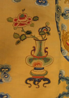  <em>Robe for a Sculpture</em>, ca. 1820. Textile, 66 x 56 in. (167.6 x 142.2 cm). Brooklyn Museum, Gift of Mary McAulay, 85.167 (Photo: Brooklyn Museum, CUR.85.167_detail3.jpg)