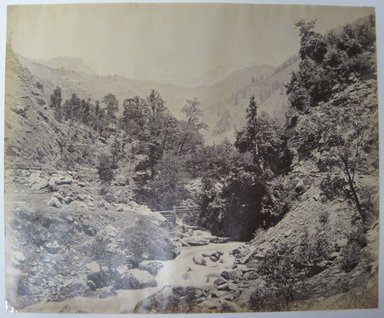 Samuel Bourne (British, 1834-1912). <em>Print from "Views of India,"</em> 1862-1872. Albumen silver photograph, 9 x 11 in. (22.9 x 27.9 cm). Brooklyn Museum, Gift of Matthew Dontzin, 85.274.14 (Photo: Brooklyn Museum, CUR.85.274.14.jpg)