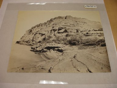 Frank Mason Good (English, 1839-1911). <em>Nile Riverbank</em>, mid to late 19th century. Albumen silver print, image/sheet: 7 3/4 x 10 1/4 in. (19.7 x 26 cm). Brooklyn Museum, Gift of Matthew Dontzin, 85.305.30 (Photo: Brooklyn Museum, CUR.85.305.30.jpg)