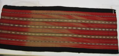 Possibly Aymara. <em>Woman's Skirt</em>, 19th century. Camelid fiber, metal medallion, 31 × 84 7/8 in. (78.7 × 215.6 cm). Brooklyn Museum, Gift of the Ernest Erickson Foundation, Inc., 86.224.32. Creative Commons-BY (Photo: , CUR.86.224.32_view01.jpg)