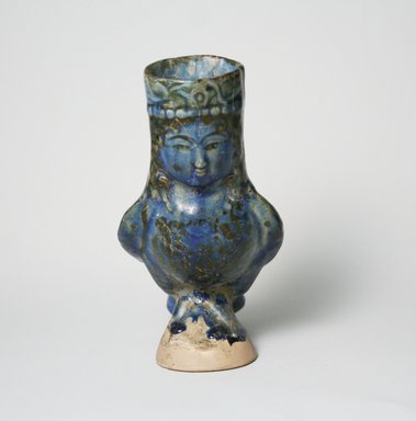  <em>Vase in the Shape of a Harpy</em>, ca. 1200. Ceramic, glaze, 6 3/4 x 7 1/2 x 4 in. (17.1 x 19.1 x 10.2 cm). Brooklyn Museum, Gift of the Ernest Erickson Foundation, Inc., 86.227.66. Creative Commons-BY (Photo: Brooklyn Museum, CUR.86.227.66_view3.jpg)
