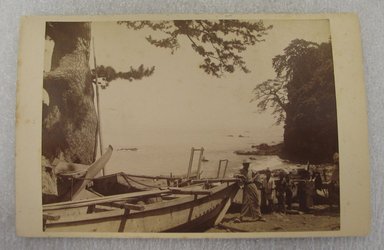 <em>View of Japan</em>, late 19th–early 20th century. Albumen silver photograph mounted on cardboard, with mounting: 4 3/16 x 6 7/16 in. (10.6 x 16.4 cm). Brooklyn Museum, Gift of Matthew Dontzin, 86.256.53 (Photo: Brooklyn Museum, CUR.86.256.53.jpg)