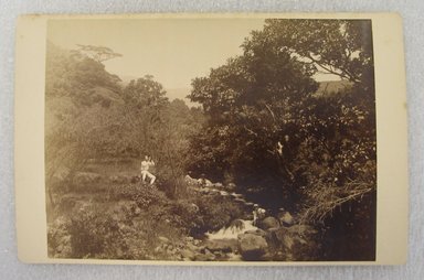  <em>View of Japan</em>, late 19th-early 20th century. Albumen silver photograph mounted on cardboard, with mounting: 4 1/8 x 6 7/16 in. (10.5 x 16.3 cm). Brooklyn Museum, Gift of Matthew Dontzin, 86.256.54 (Photo: Brooklyn Museum, CUR.86.256.54.jpg)