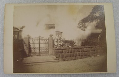  <em>View of Japan</em>, late 19th–early 20th century. Albumen silver photograph mounted on cardboard, with mounting: 4 3/16 x 6 7/16 in. (10.6 x 16.3 cm). Brooklyn Museum, Gift of Matthew Dontzin, 86.256.59 (Photo: Brooklyn Museum, CUR.86.256.59.jpg)