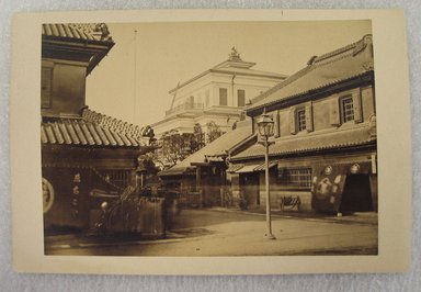  <em>View of Japan</em>, late 19th–early 20th century. Albumen silver photograph mounted on cardboard, with mounting: 4 1/4 x 6 7/16 in. (10.8 x 16.3 cm). Brooklyn Museum, Gift of Matthew Dontzin, 86.256.60 (Photo: Brooklyn Museum, CUR.86.256.60.jpg)