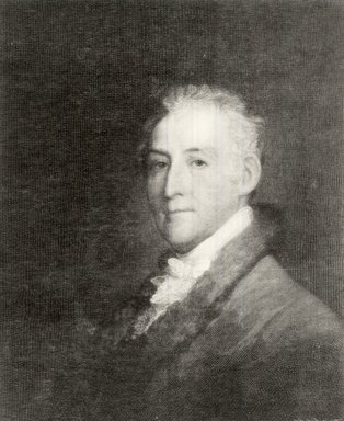 Henry Wolf (American, born France, 1852-1916). <em>Portrait of Trumbull, by Gilbert Stuart</em>, 1898. Wood engraving, 11 1/4 x 8 7/8 in. (28.6 x 22.5 cm). Brooklyn Museum, Purchased with funds given by Mr. and Mrs. Leonard L. Milberg, 88.50.13 (Photo: Brooklyn Museum, CUR.88.50.13.jpg)