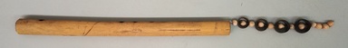 Kaapor. <em>Flute</em>, 20th century. Bamboo, seeds, fiber (cotton?), 1 × 1 × 18 11/16 in. (2.5 × 2.5 × 47.5 cm). Brooklyn Museum, Anonymous gift, 88.89.8. Creative Commons-BY (Photo: Brooklyn Museum, CUR.88.89.8.jpg)