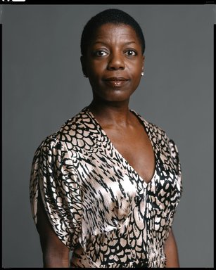 Timothy Greenfield-Sanders (American, born 1952). <em>Thelma Golden</em>, 2006. Ink-jet print, 58 x 44 in. (147.3 x 111.8 cm). Brooklyn Museum, Gift of Michael Sloane, 2017.18.1. © artist or artist's estate (Photo: Image courtesy of Devin Borden Hiram Butler Gallery, CUR.L2009.6.21_Devin_Borden_Hiram_Butler_Gallery_photo.jpg)