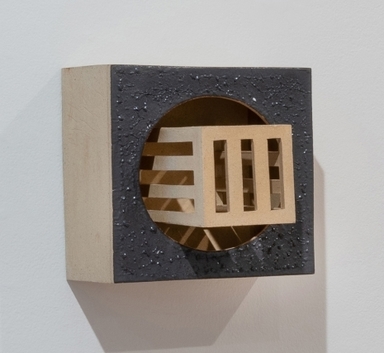 Paul Briggs (born 1963). <em>Cell Persona</em>, 2017. Partially glazed stoneware clay, 7 × 7 × 6 1/2 in. (17.8 × 17.8 × 16.5 cm). Brooklyn Museum, Gift of Friedman Benda and Paul Briggs, 2024.49.1 (Photo: Photo: Friedman Benda, CUR.TL2024.45.1_Friedman_Benda.jpg)