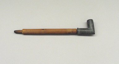 Plains. <em>Pipe</em>. Brooklyn Museum, Brooklyn Museum Collection, X1126.28. Creative Commons-BY (Photo: Brooklyn Museum, CUR.X1126.28.jpg)