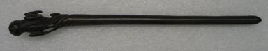  <em>Hairpin (Heukgakjam)</em>, last half 19th century. Ox horn, 1 3/16 x 10 5/16 in. (3 x 26.2 cm). Brooklyn Museum, Brooklyn Museum Collection, X1167. Creative Commons-BY (Photo: Brooklyn Museum, CUR.X1167.jpg)