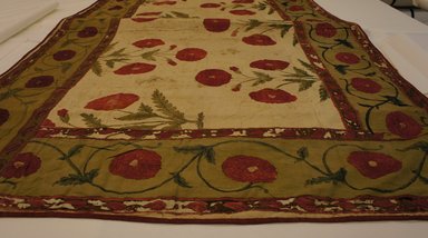  <em>Printed Table Cover</em>, 18th century. Cotton, 80 5/16 x 49 3/16 in.  (204 x 125 cm). Brooklyn Museum, Brooklyn Museum Collection, X203. Creative Commons-BY (Photo: Brooklyn Museum, CUR.X203.jpg)