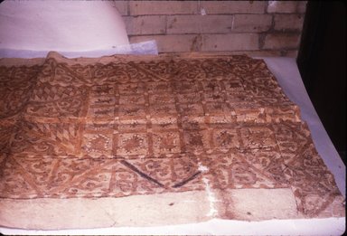 Halmahera. <em>Tapa Cloth</em>. Bark cloth, pigment, 26 3/8 × 50 13/16 in. (67 × 129 cm). Brooklyn Museum, Brooklyn Museum Collection, X399. Creative Commons-BY (Photo: Brooklyn Museum, CUR.X399_view1.jpg)