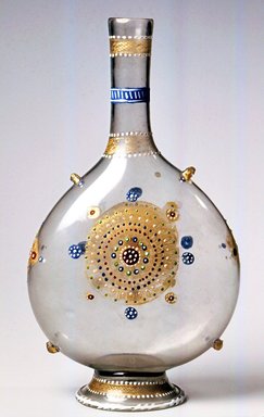  <em>Glass Vase with Enamel Decoration</em>, 16th century (?). glass, 14 3/4 x 8 1/2 in.  (37.5 x 21.6 cm). Brooklyn Museum, Brooklyn Museum Collection, X618. Creative Commons-BY (Photo: Brooklyn Museum, CUR.X618_view2.jpg)