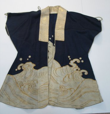  <em>Man's Short Coat</em>, 19th century. Silk, 34 1/2 x 37 in.  (87.6 x 94.0 cm). Brooklyn Museum, Brooklyn Museum Collection, X640.3. Creative Commons-BY (Photo: Brooklyn Museum, CUR.X640.3_front.jpg)