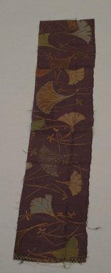  <em>Panel</em>, 19th century. Designed woven thread, 31 x 7 5/8 in.  (78.7 x 19.4 cm). Brooklyn Museum, Brooklyn Museum Collection, X640.8. Creative Commons-BY (Photo: Brooklyn Museum, CUR.X640.8.jpg)