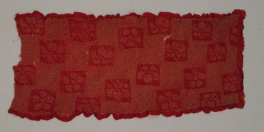  <em>Fragment of Textile</em>, 20th century. Crepe, 18 1/2 x 8 in.  (47.0 x 20.3 cm). Brooklyn Museum, Brooklyn Museum Collection, X647.1. Creative Commons-BY (Photo: Brooklyn Museum, CUR.X647.1.jpg)