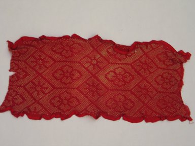 <em>Fragment of Textile</em>, 20th century. Crepe, 17 x 8 in.  (43.2 x 20.3 cm). Brooklyn Museum, Brooklyn Museum Collection, X647.2. Creative Commons-BY (Photo: Brooklyn Museum, CUR.X647.2.jpg)